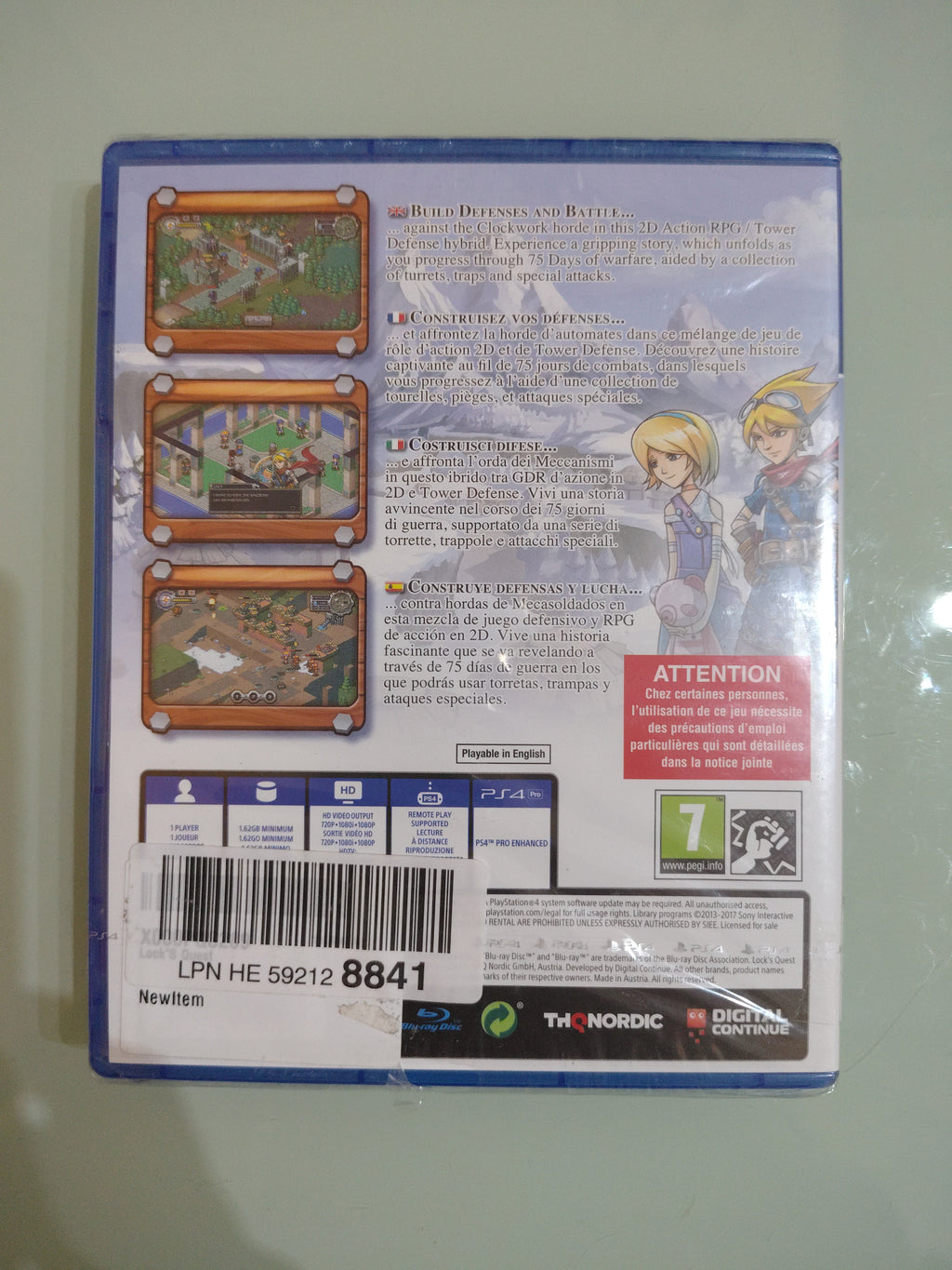 LOCK'S QUEST , PS4 NUOVO