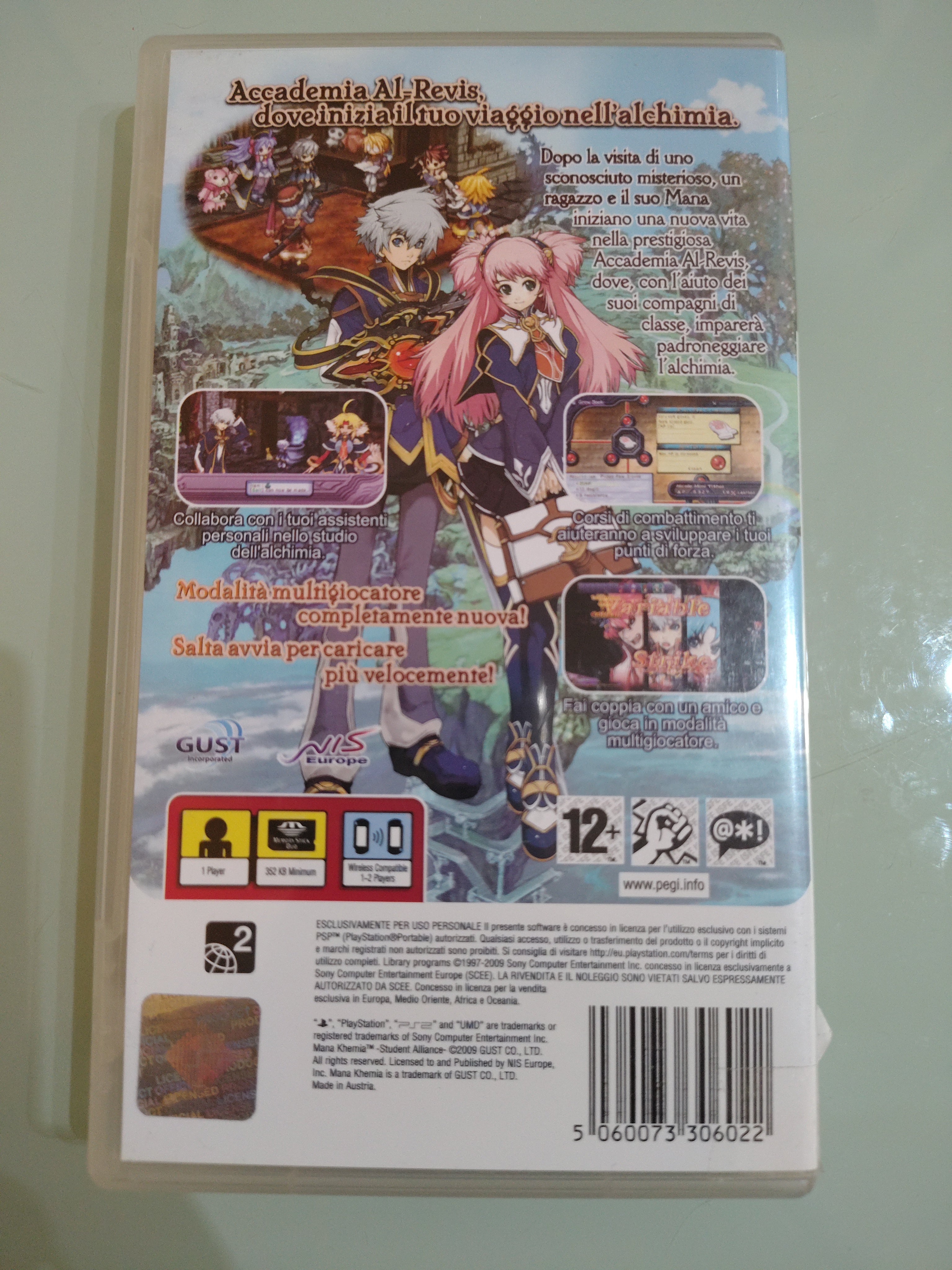 Mana Khemia - Student Alliance - Sony PSP - PAL