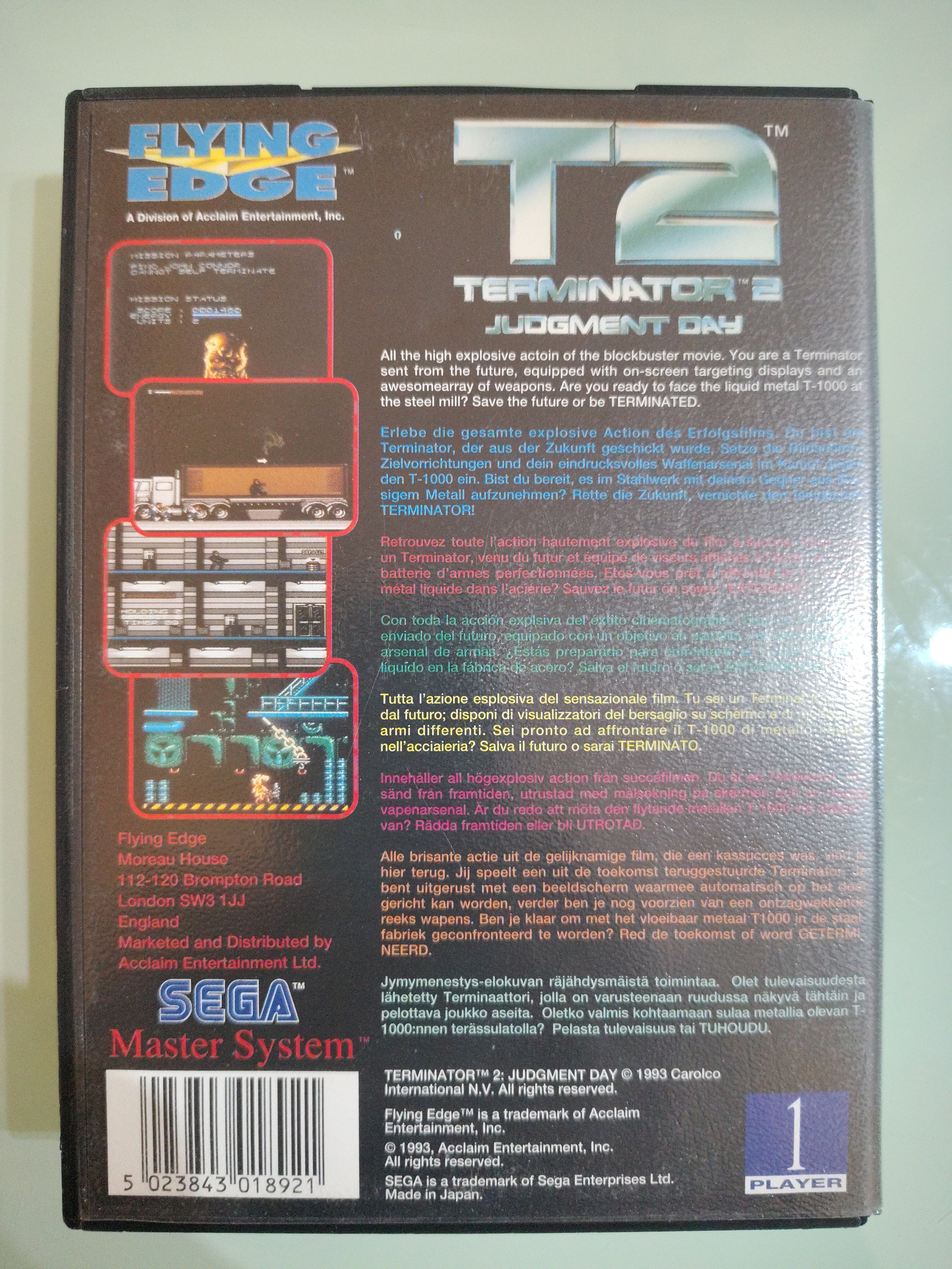 T2 TERMINATOR 2 ( RARO)
