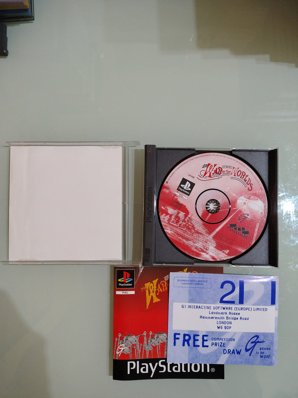 The WAR OF THE WORLDS Playstation PS1 PSX PSONE Edizione italiana