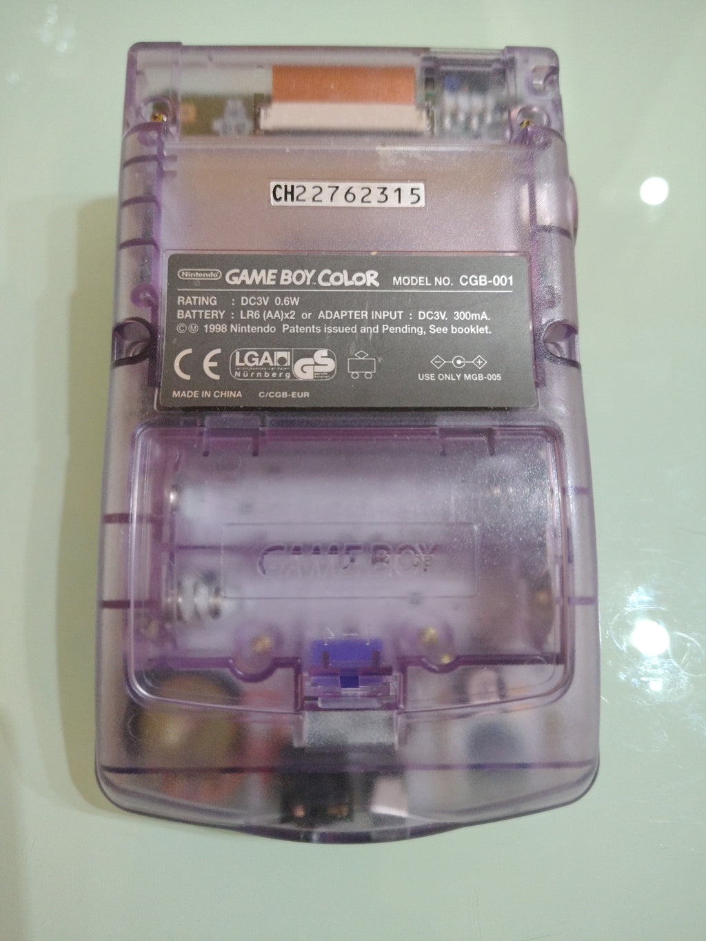 GAME BOY COLOR PURPLE