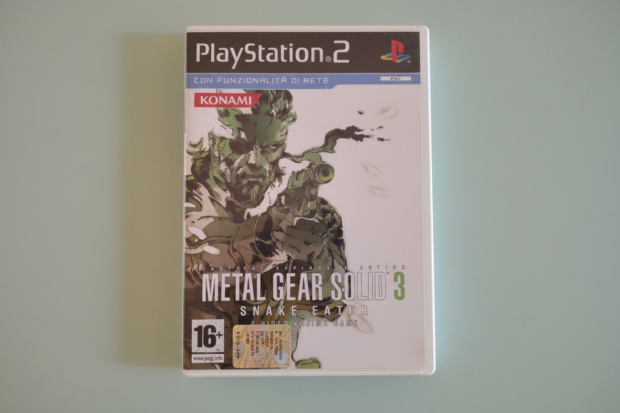 Metal Gear Solid 3 SNAKE EATER PS2 Edizione ITALIANA PAL prima stampa usato