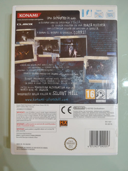 *Silent Hill: Shattered Memories (Nintendo Wii, 2009) PAL ita