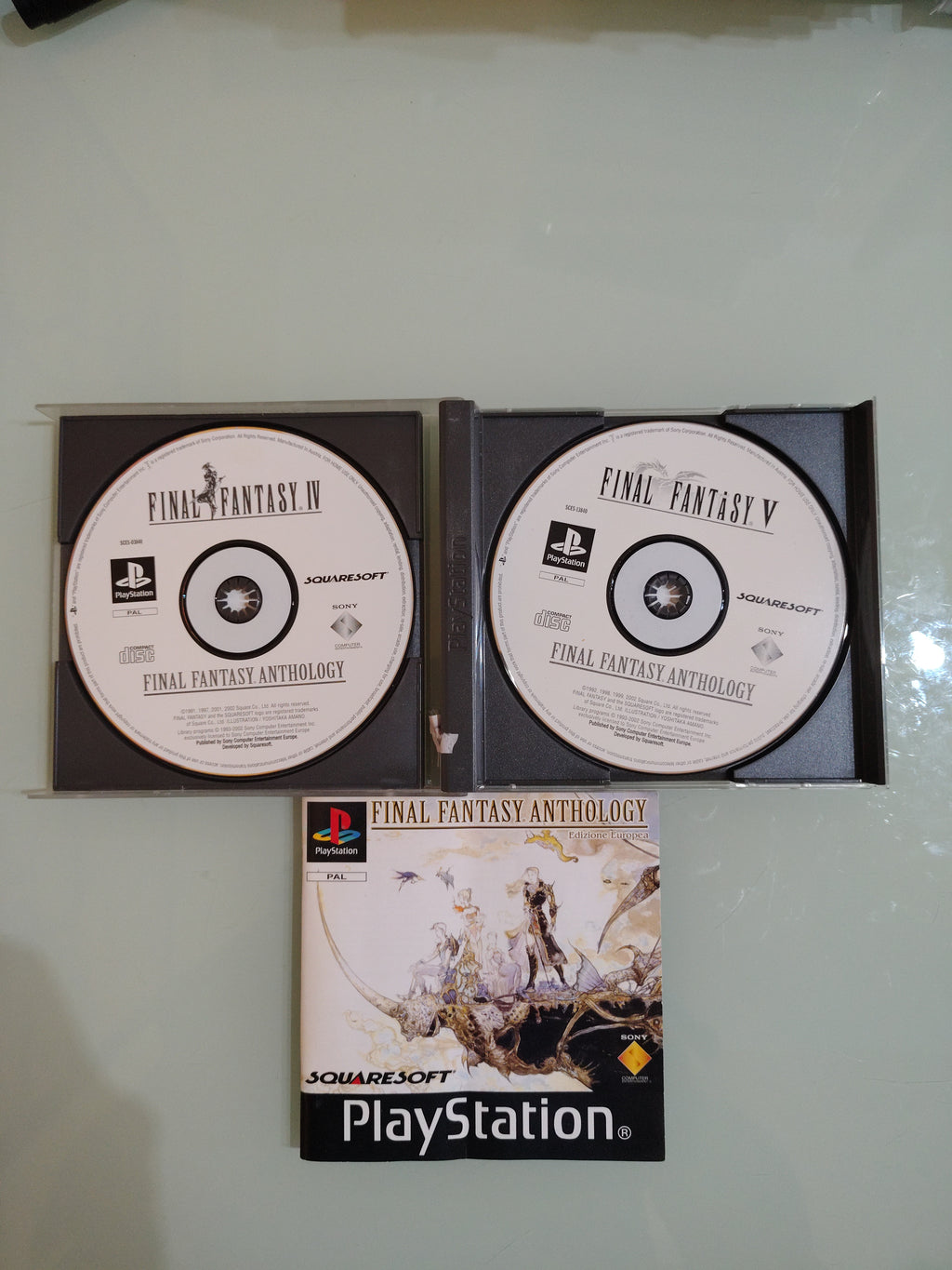 Final Fantasy Anthology GIOCO PS1 VERSIONE ITALIANA