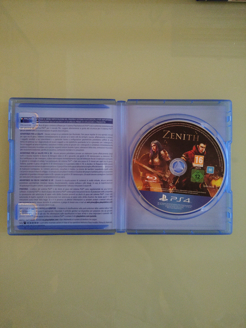 ZENITH PS4 USATO