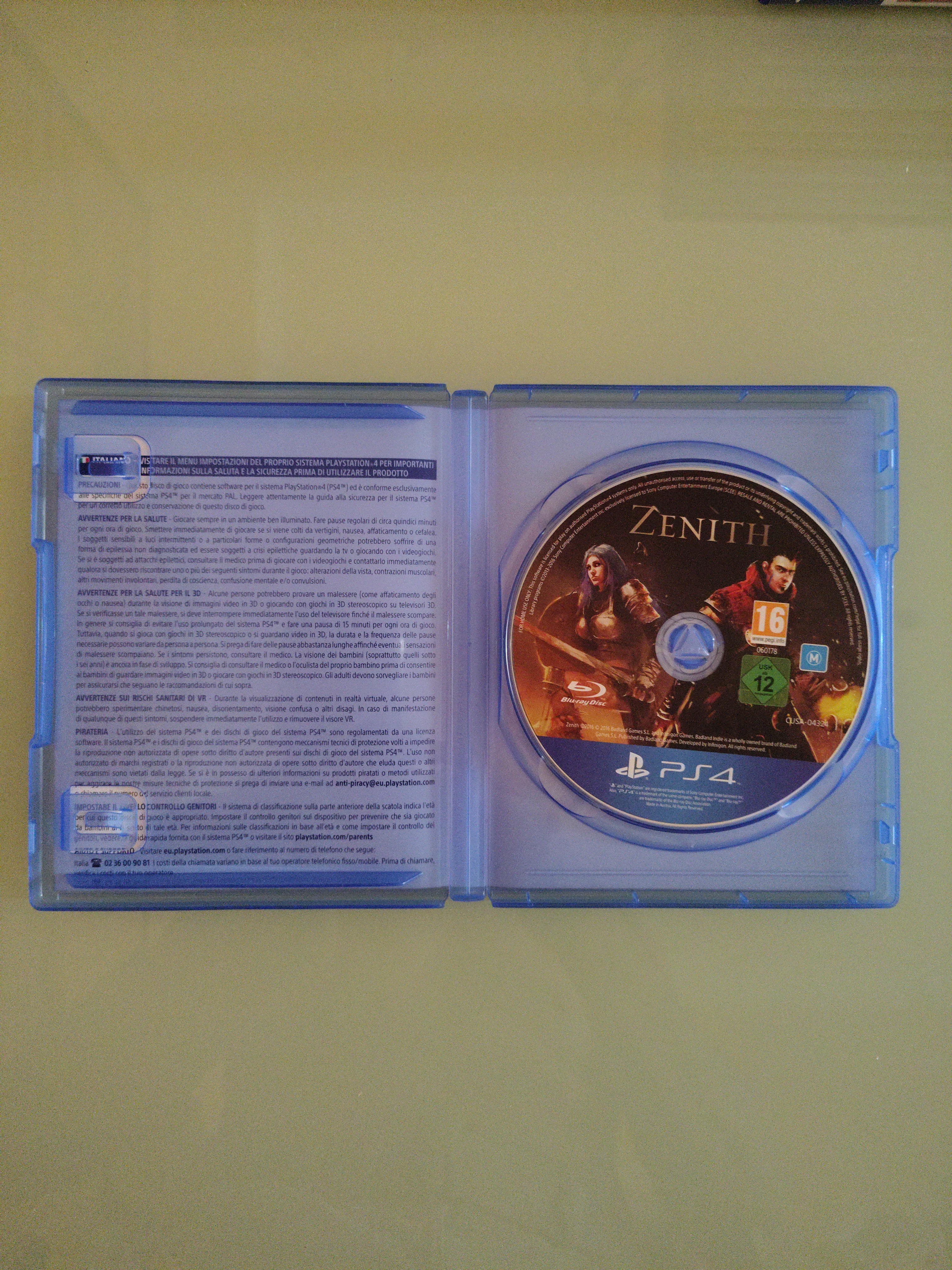 ZENITH PS4 USATO