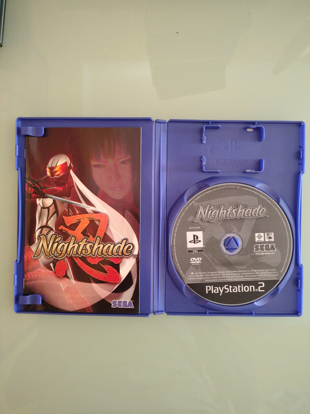 NIGHTSHADE SHINOBI 2 Playstation PS2 edizione italiana 1° stampa