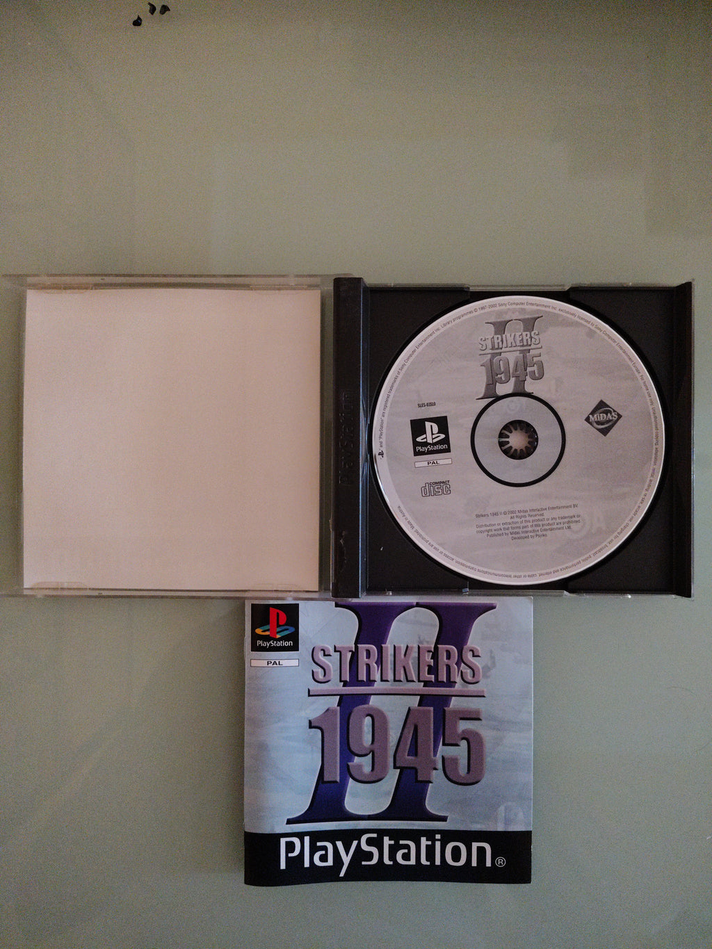 STRIKERS 1945 SONY PLAYSTATION 1 PS1 PAL USATO ITA COMPLETO