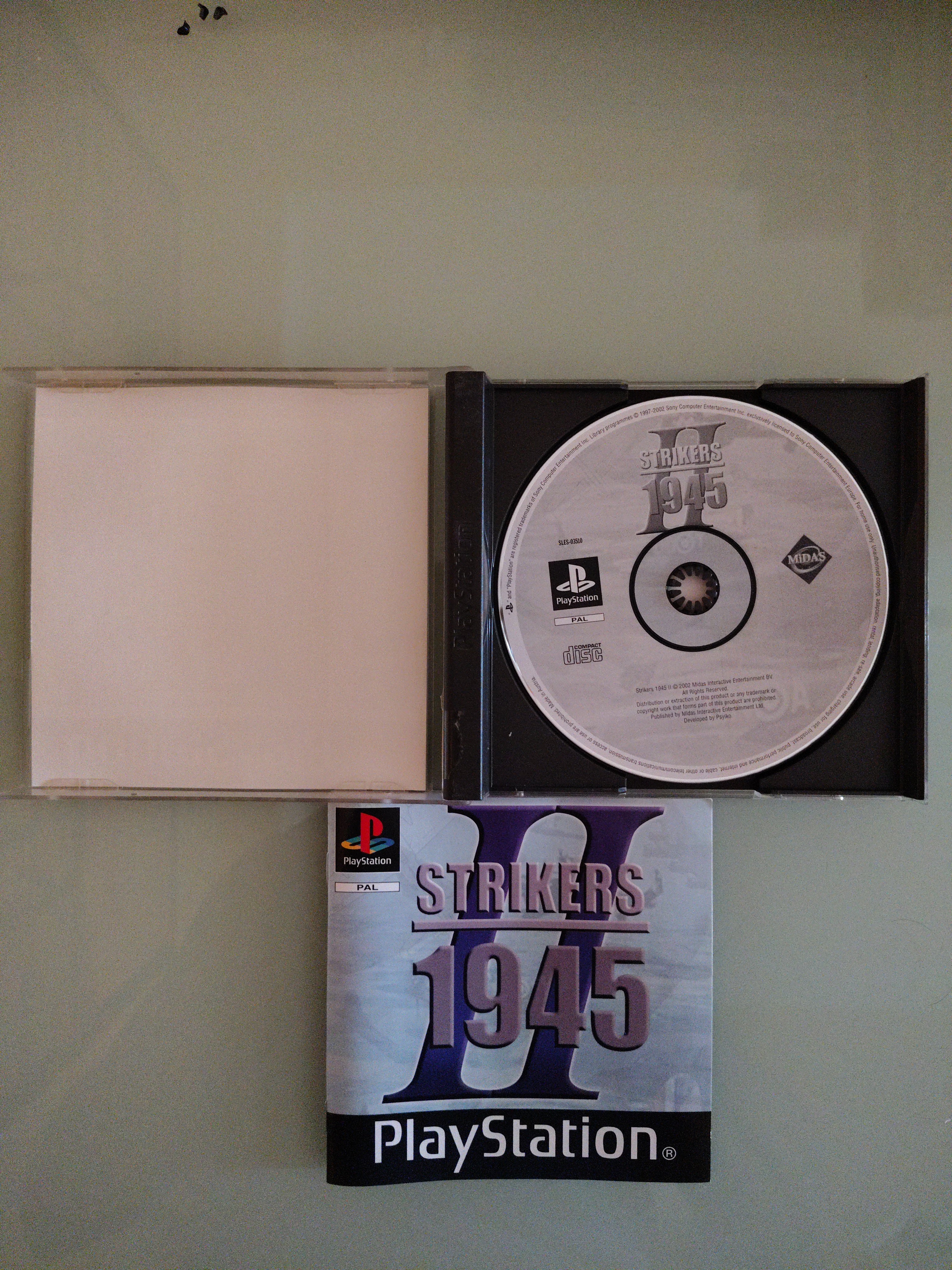 STRIKERS 1945 SONY PLAYSTATION 1 PS1 PAL USATO ITA COMPLETO