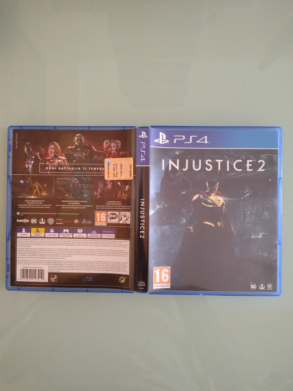 INJUSTICE 2  SONY PS4 PLAYSTATION PAL EUR ITA