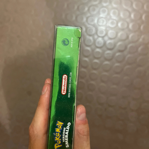 #POKÉMON VERSIONE SMERALDO + POSTER VIP ITA NINTENDO GAME BOY ADVANCE