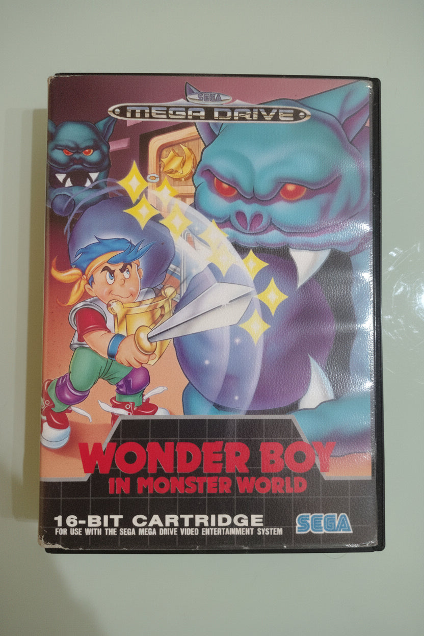 WONDER BOY IN MONSTER WORLD SEGA MEGA DRIVE 16 BIT GENESIS PAL EUR ORIGINALE