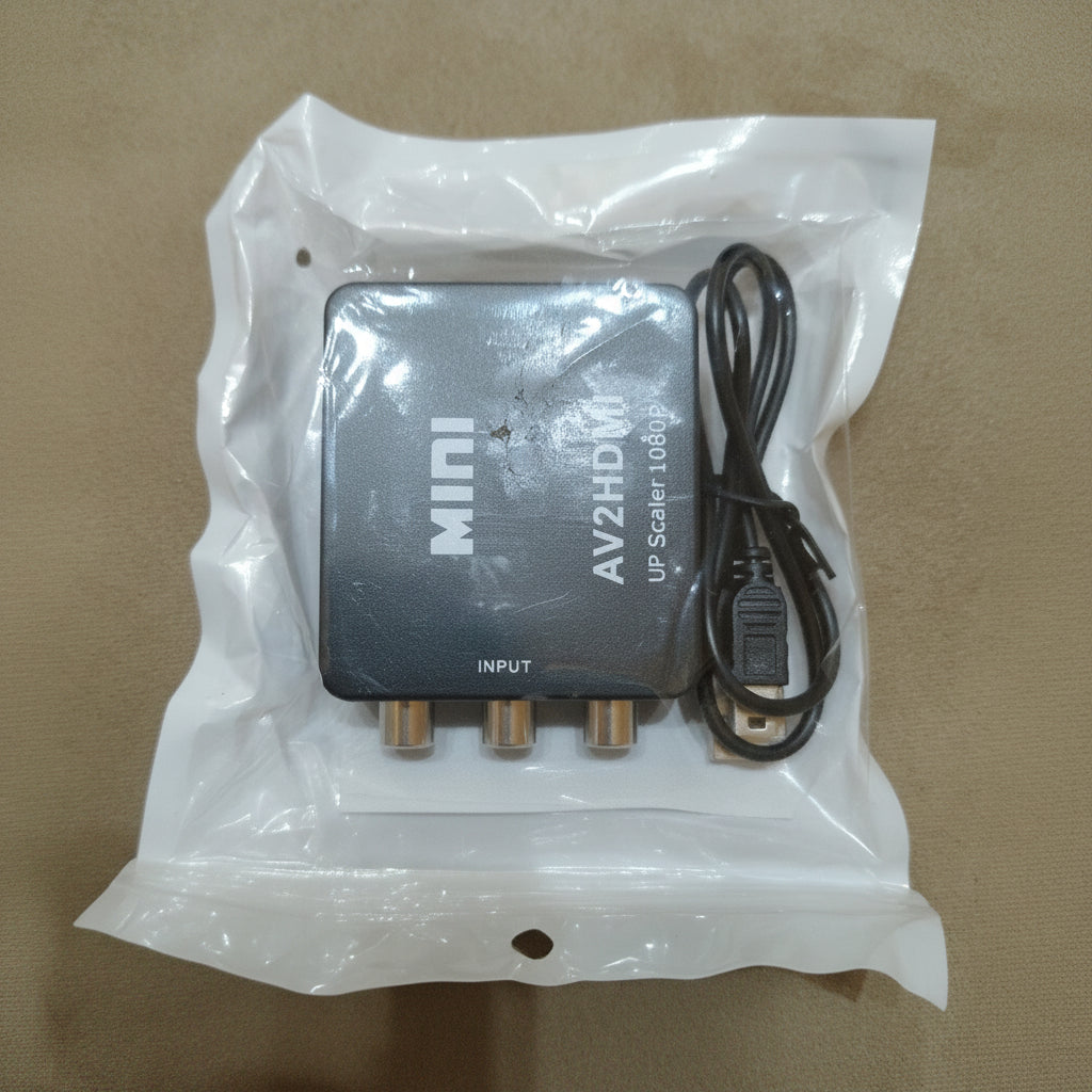 Adattatore Convertitore RCA a HDMI AV Video 1080p per  Console Retro