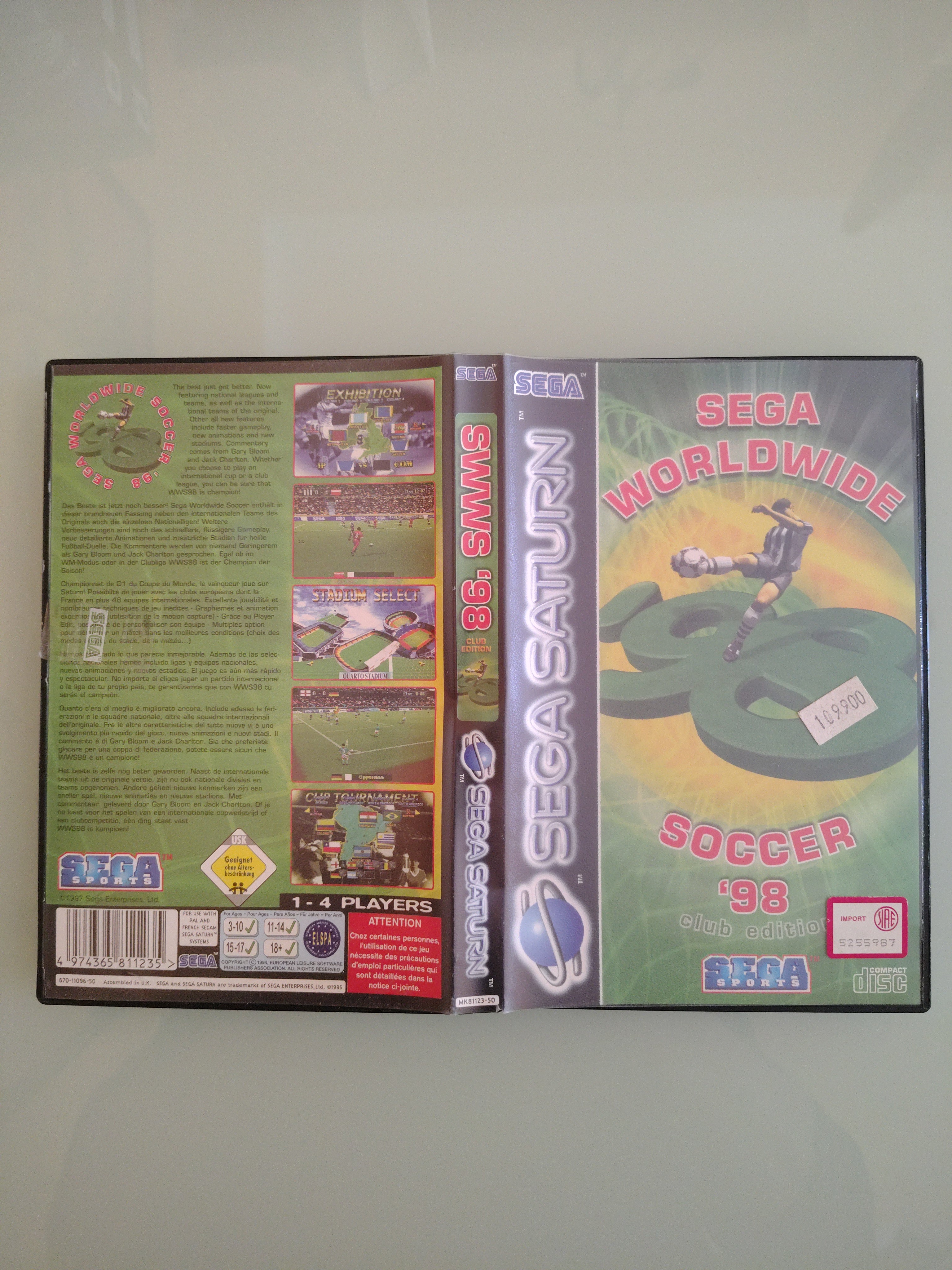 SEGA SOCCER 98 PAL
