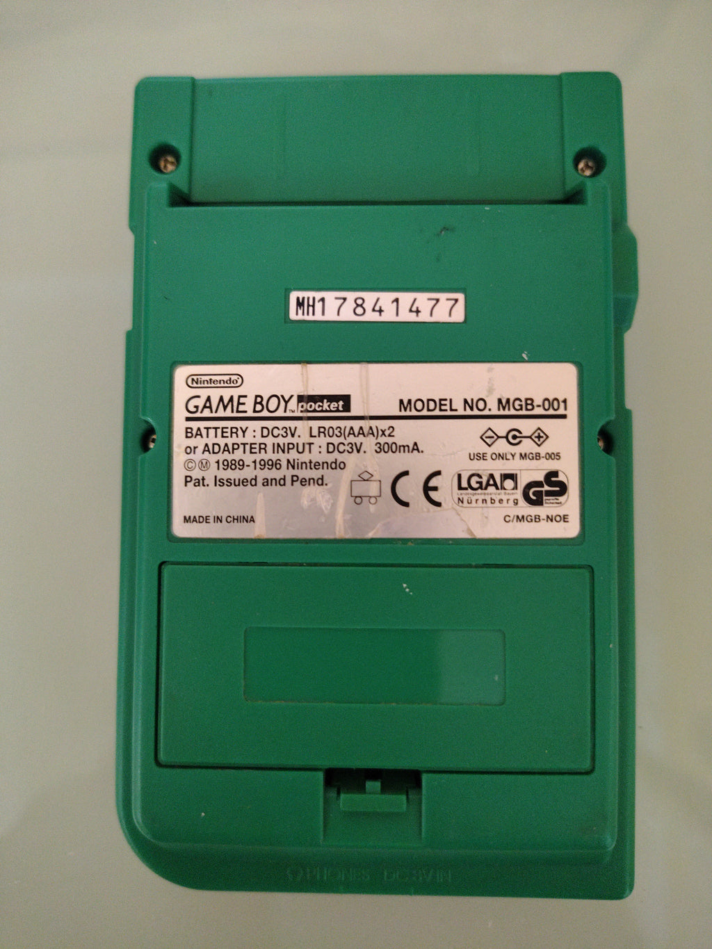 GAME POKET VERDE ( ORIGINALE )