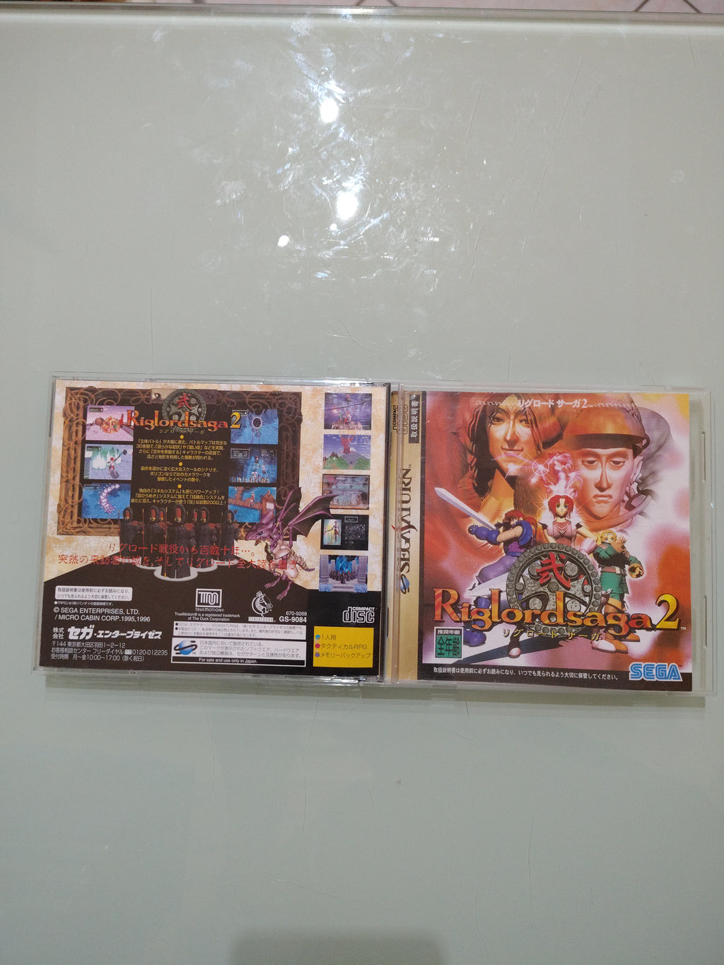 gioco giapponese Sega Saturn: Riglordsaga 2 NTSC