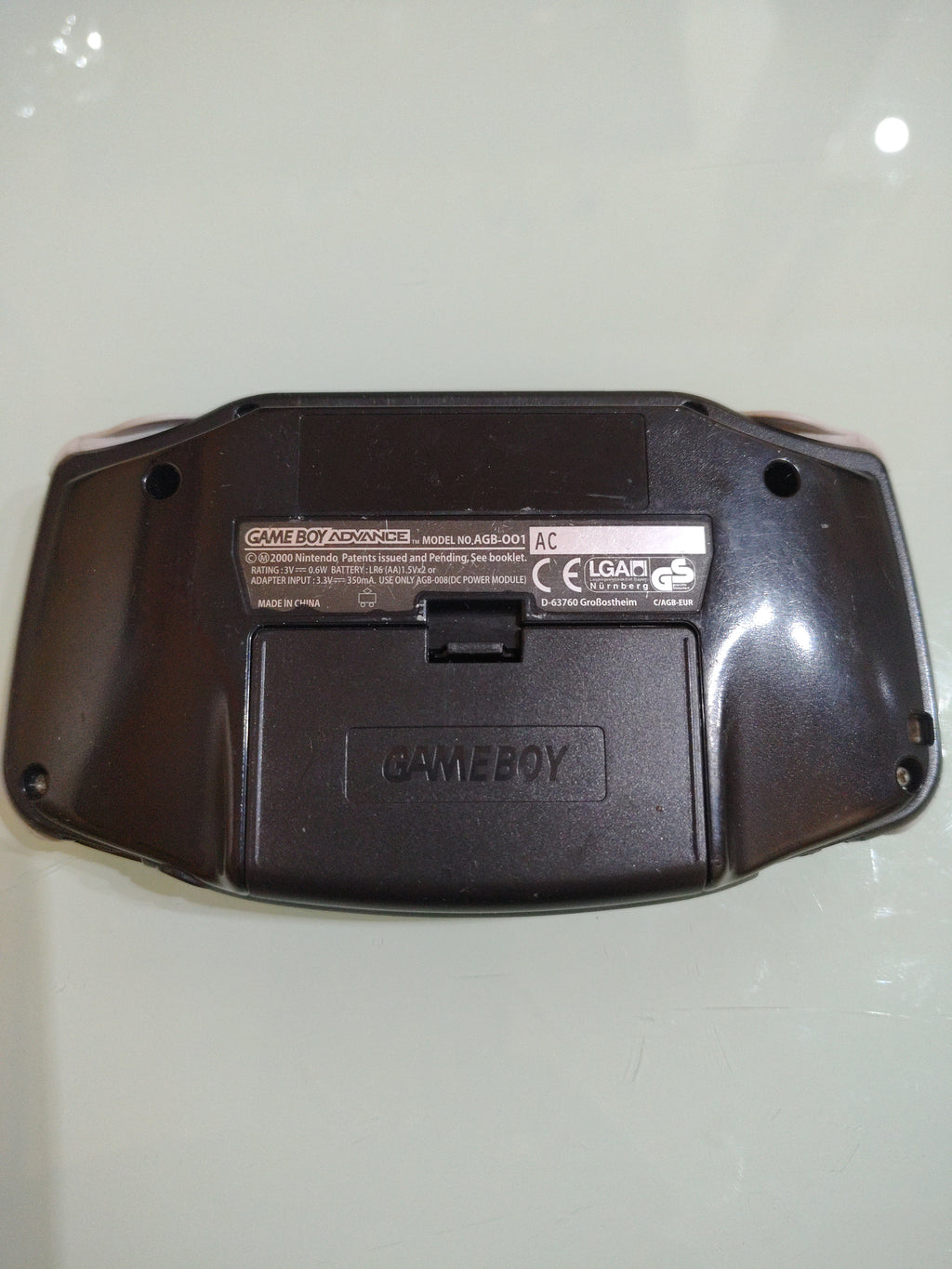 GAME BOY ADVANCE NERO