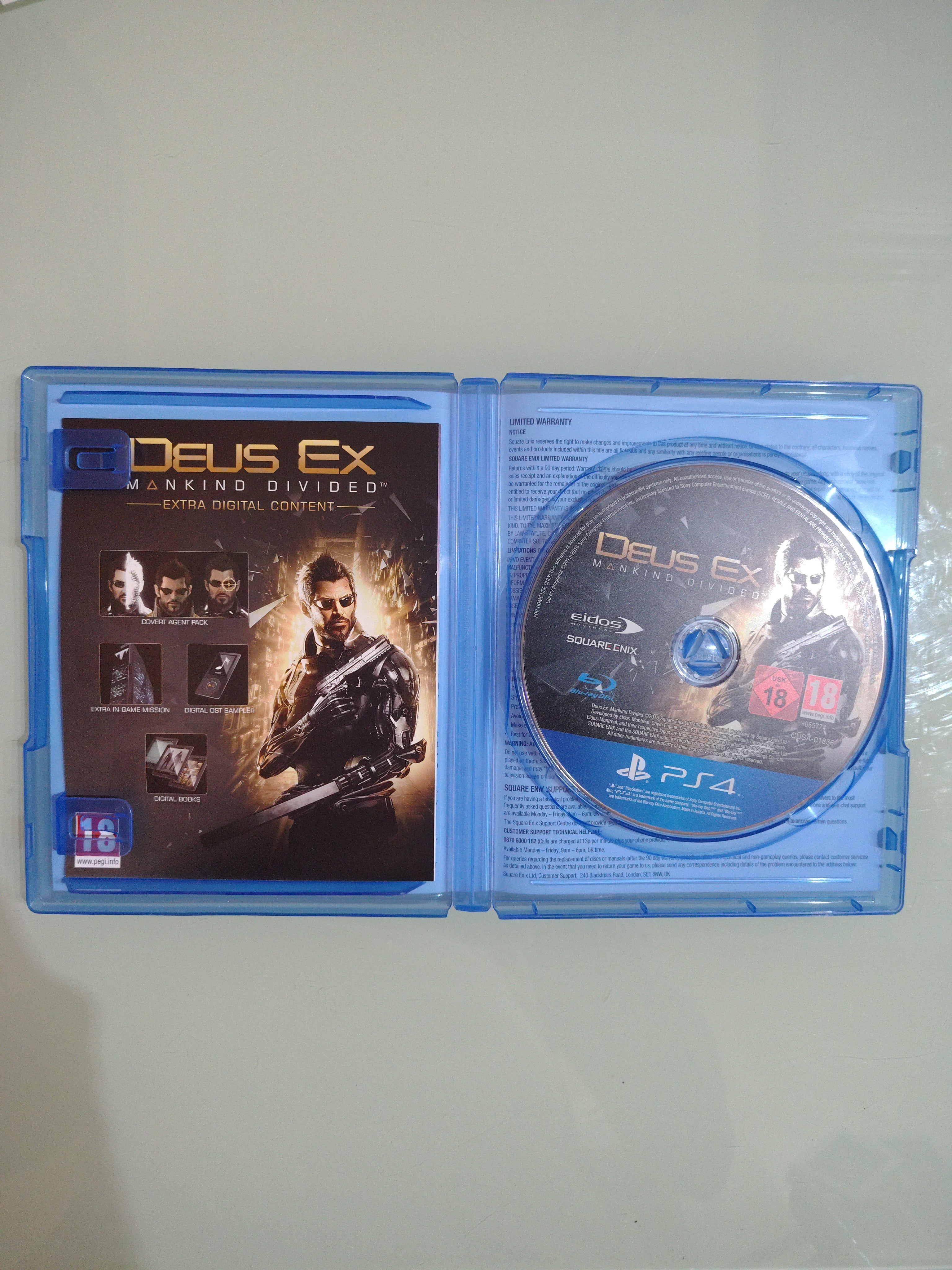 Deus Ex Mankind Divided - Day One Edition - PS4 Game