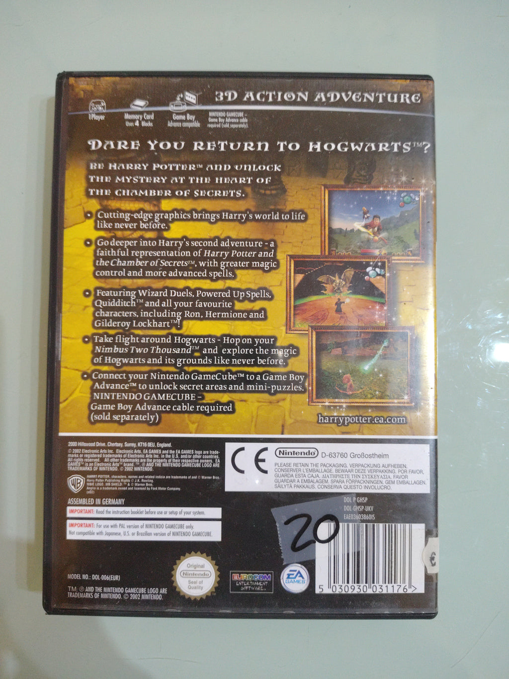 Harry Potter e la Camera dei Segreti Nintendo GameCube