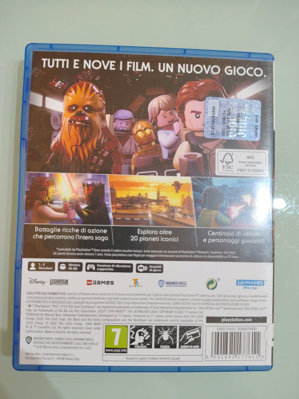 LEGO STAR WARS LA SAGA DEGLI SKYWALKER - SONY PS5