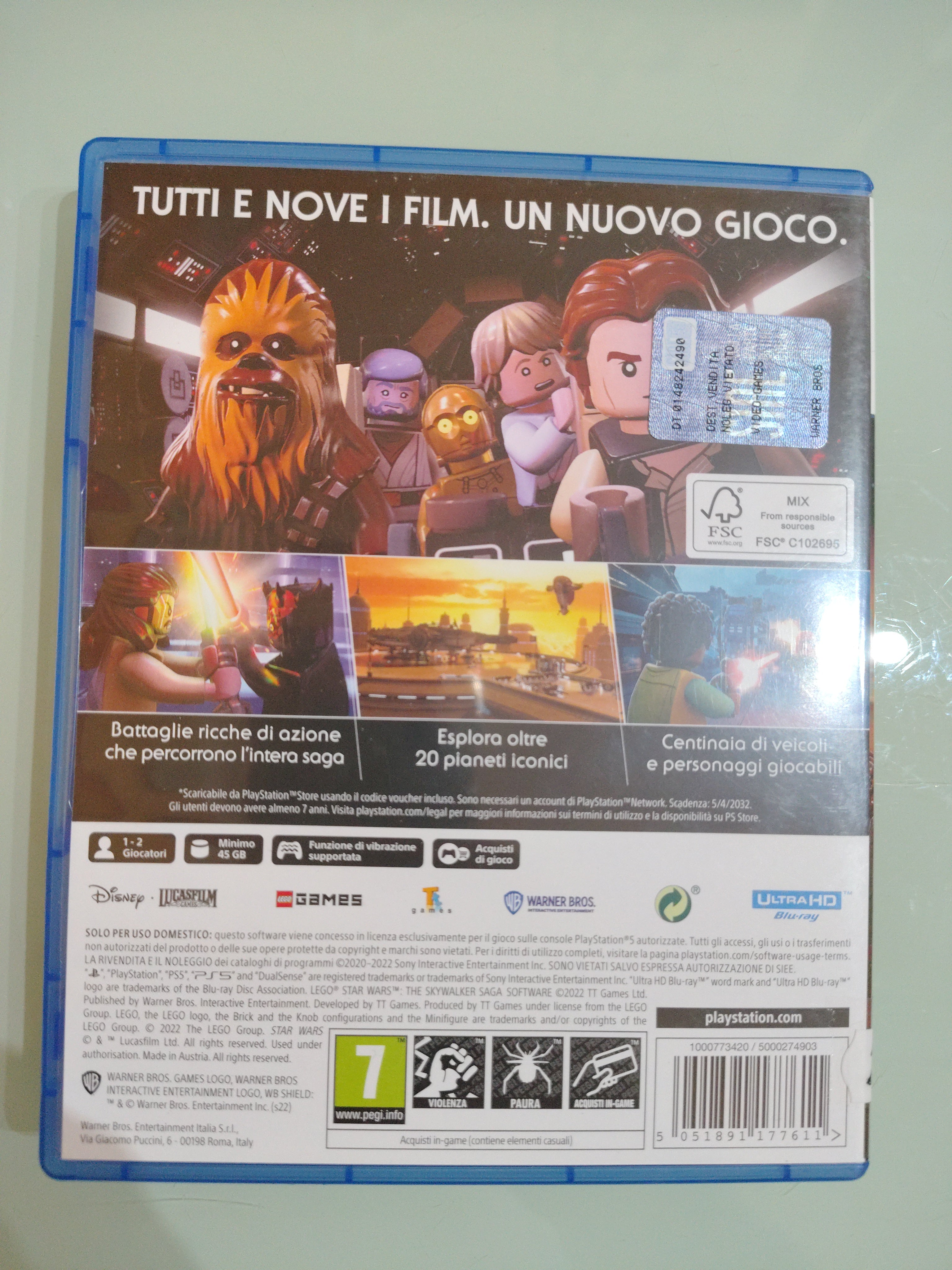 LEGO STAR WARS LA SAGA DEGLI SKYWALKER - SONY PS5