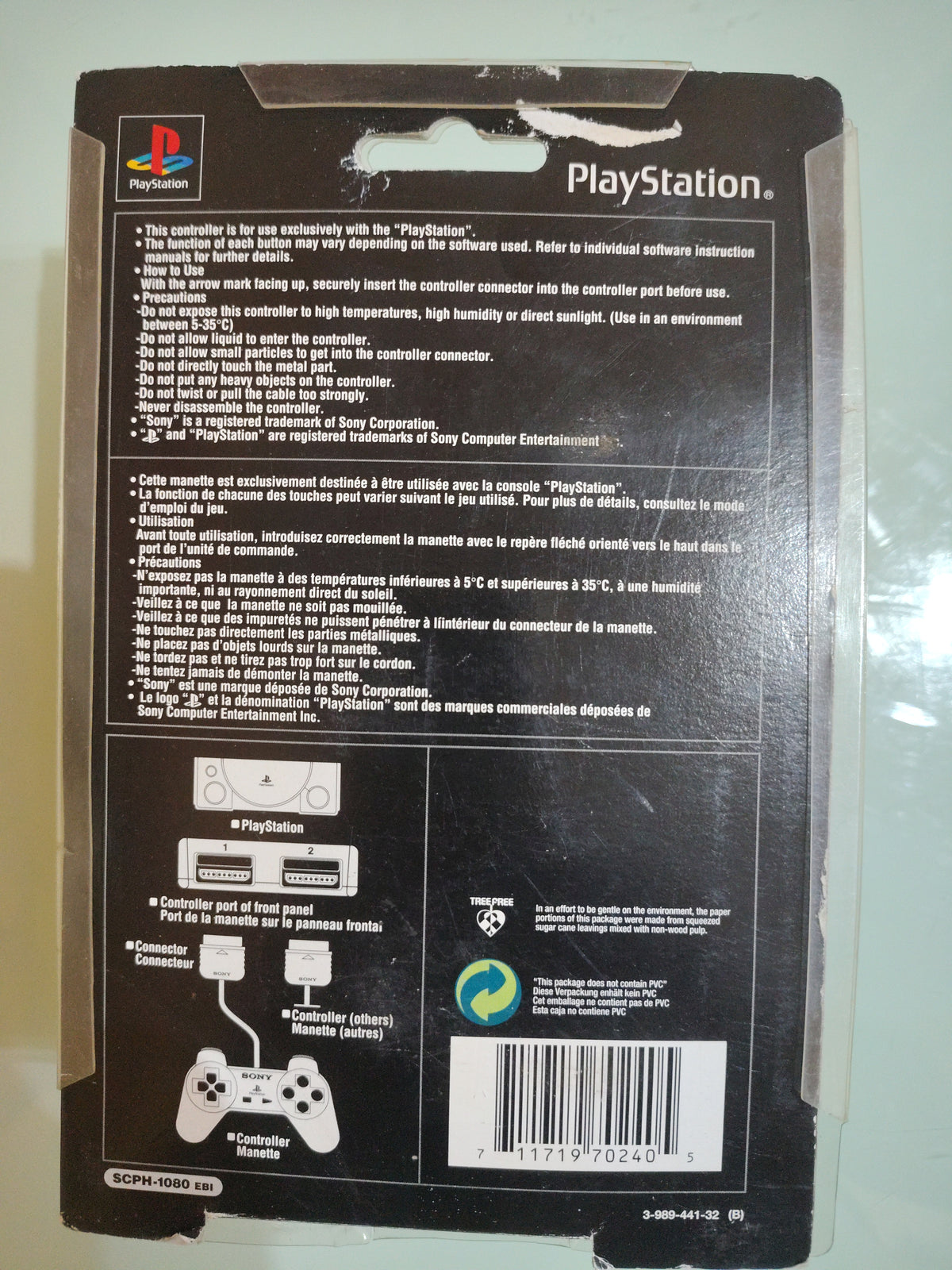 Controller Sony spch 1080 smoke gray ( raro)