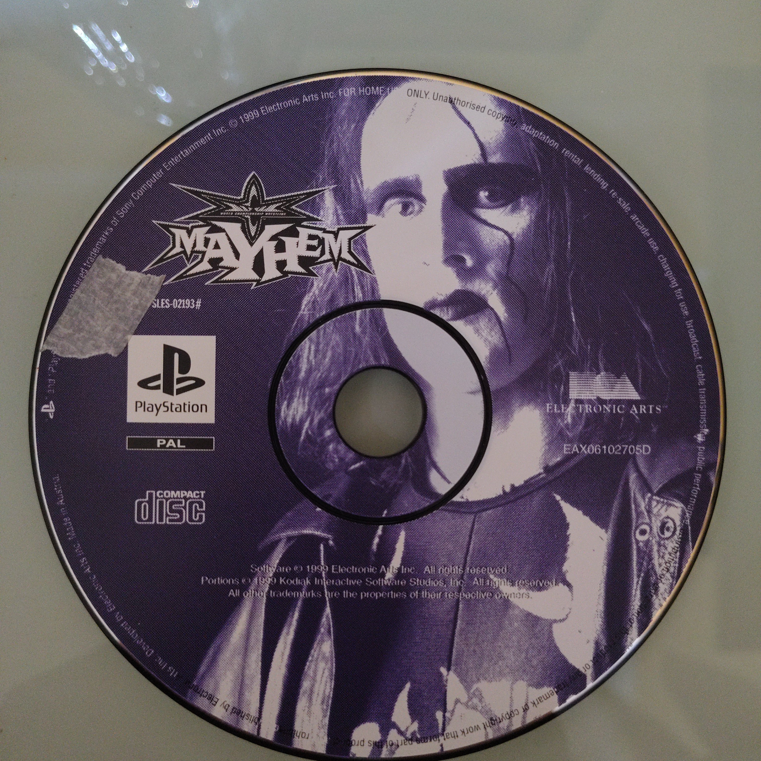 Wcw Mayhem pal ( solo disco)