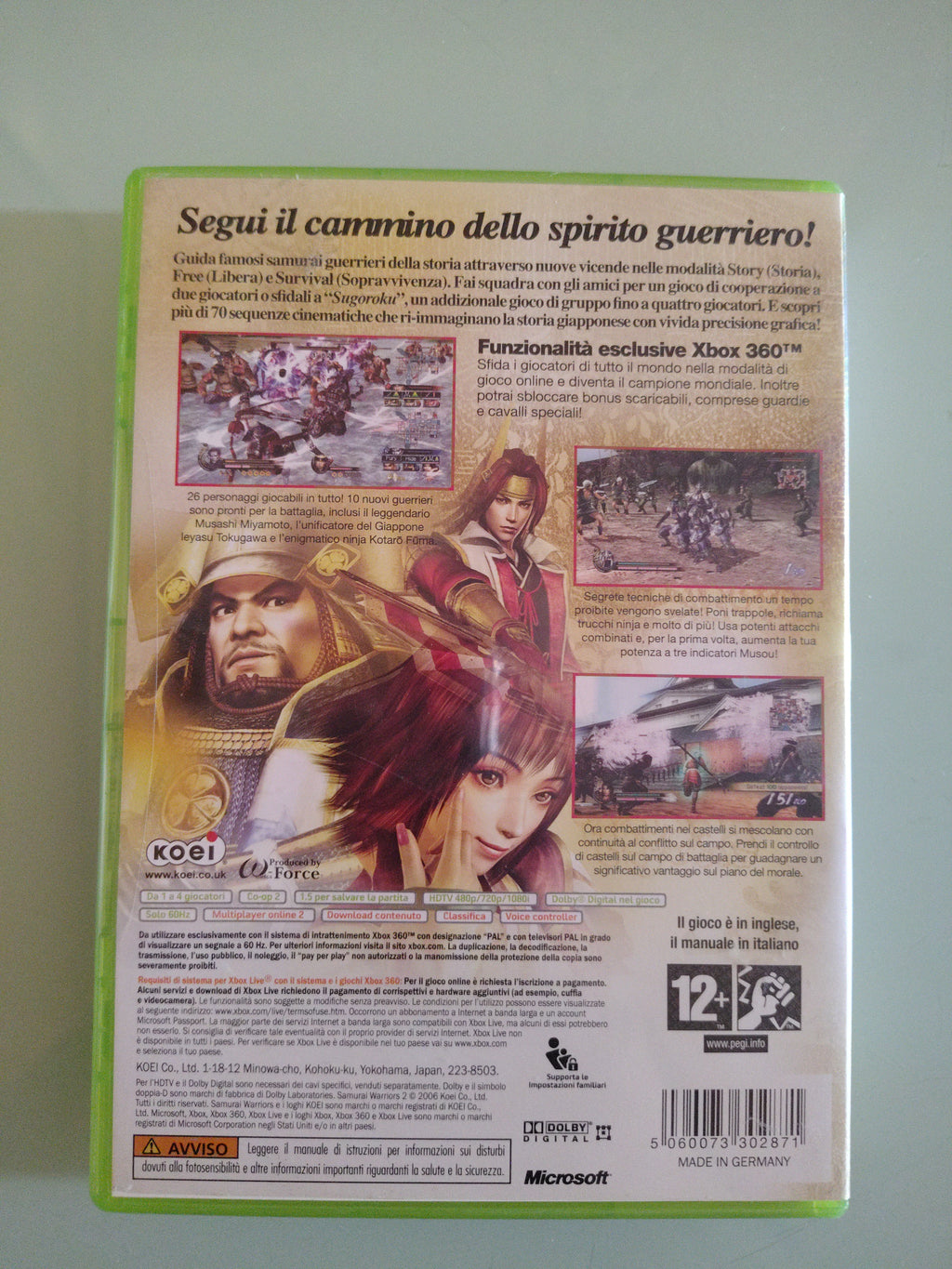 Samurai warriors 2 PAL ita