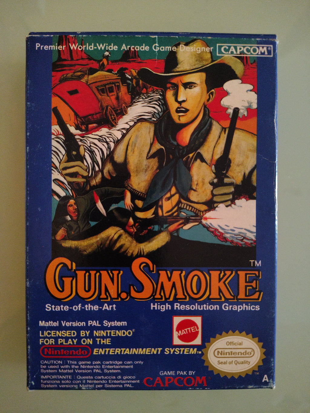 Nintendo - NES - Gun Smoke - Mattel Version - Pal A - ITA
