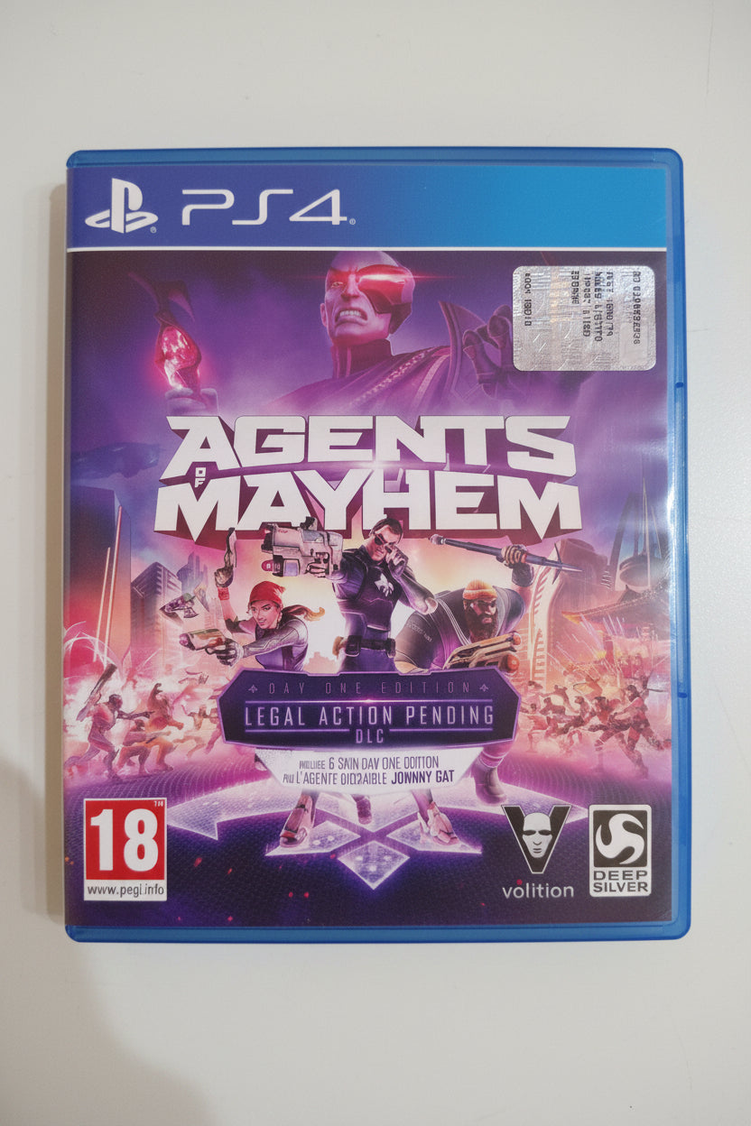 AGENTS OF MAYHEM  PLAYSTATION 4 GIOCO USATO PER DI DA X AZIONE COMPLETO
