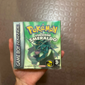 #POKÉMON VERSIONE SMERALDO + POSTER VIP ITA NINTENDO GAME BOY ADVANCE