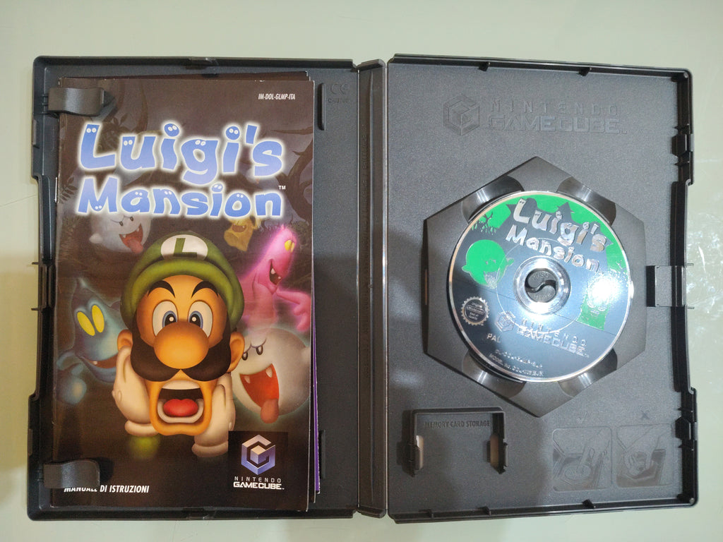 Videogioco per Nintendo Gamecube Luigi's Mansion PAL italiano triangolo Blu