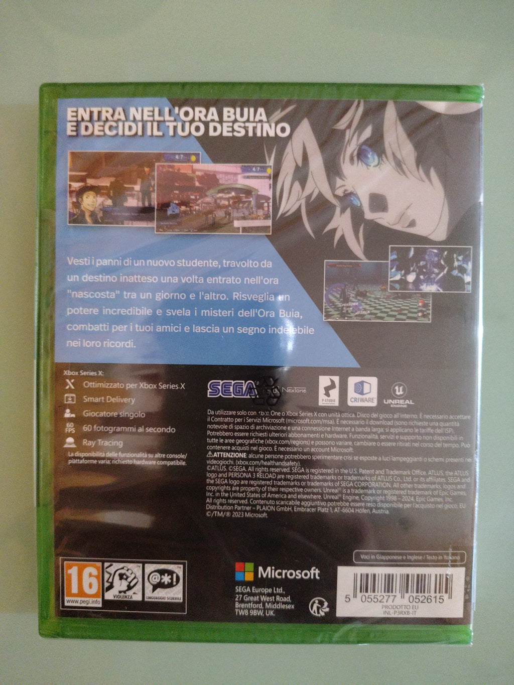 PERSONA 3 RELOAD  XBOX ONE & SERIES X  GIOCO NUOVO SIGILLATO PAL VERSION