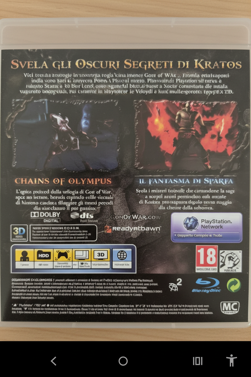 God Of War Collection Volume II 2 Playstation PS3 ediz. italiana prima stampa