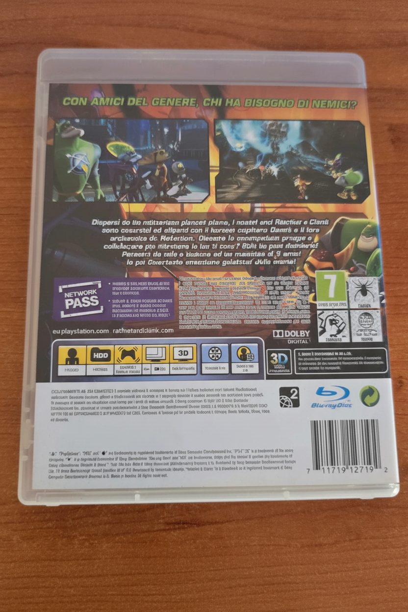 Ratchet & Clank Tutti Per Uno PS3 Edizione ITALIANA prima stampa