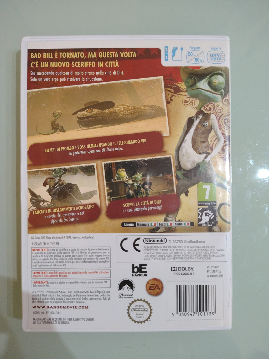 Rango GIOCO WII VERSIONE ITALIANA