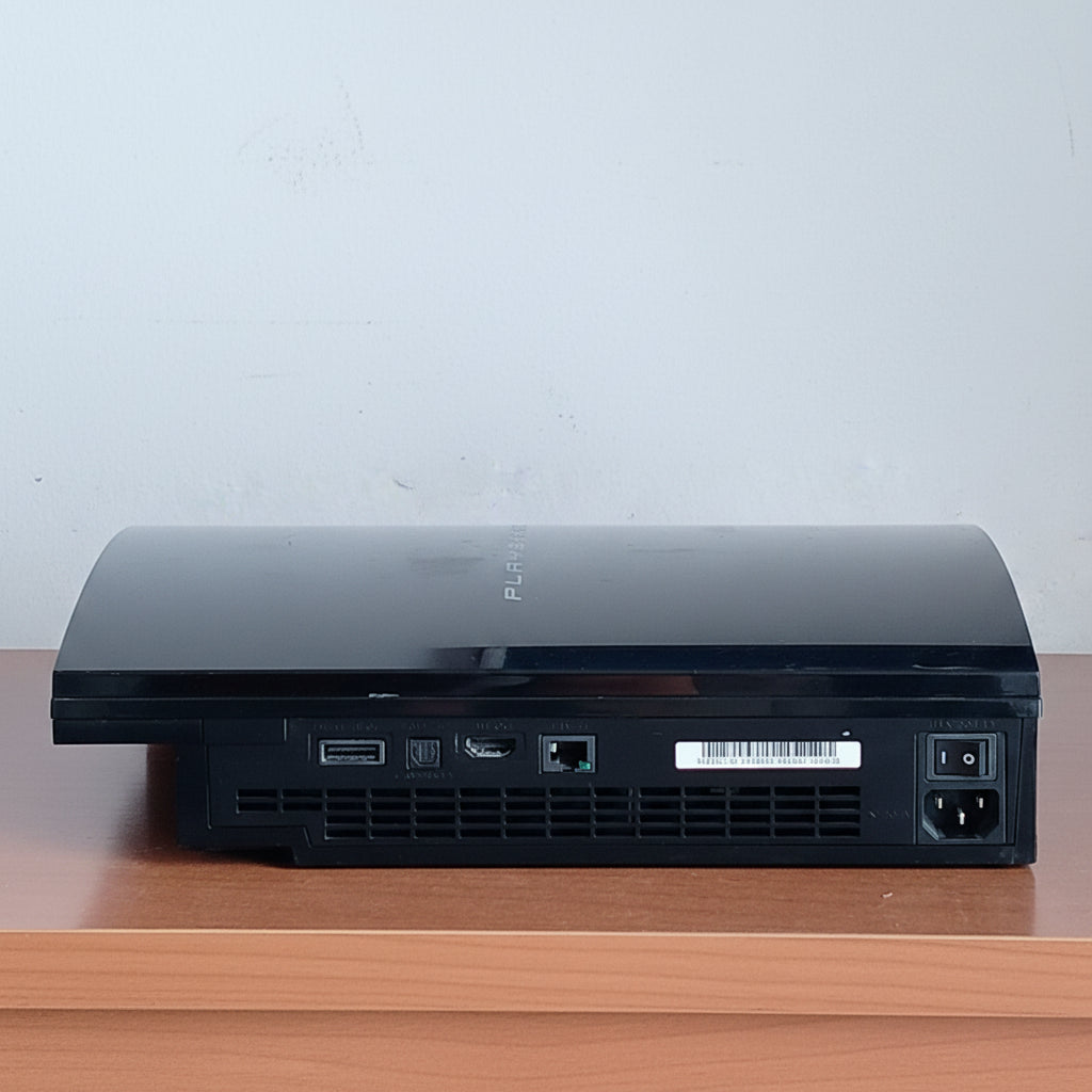 Sony PlayStation 3 Console Nera FAT VERSIONE 80 GB PASTA TERMICA NUOVA