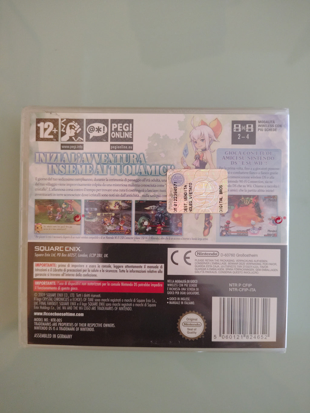 Final Fantasy Crystal Chronicles Echoes of Time Nintendo DS nuovo sigillato