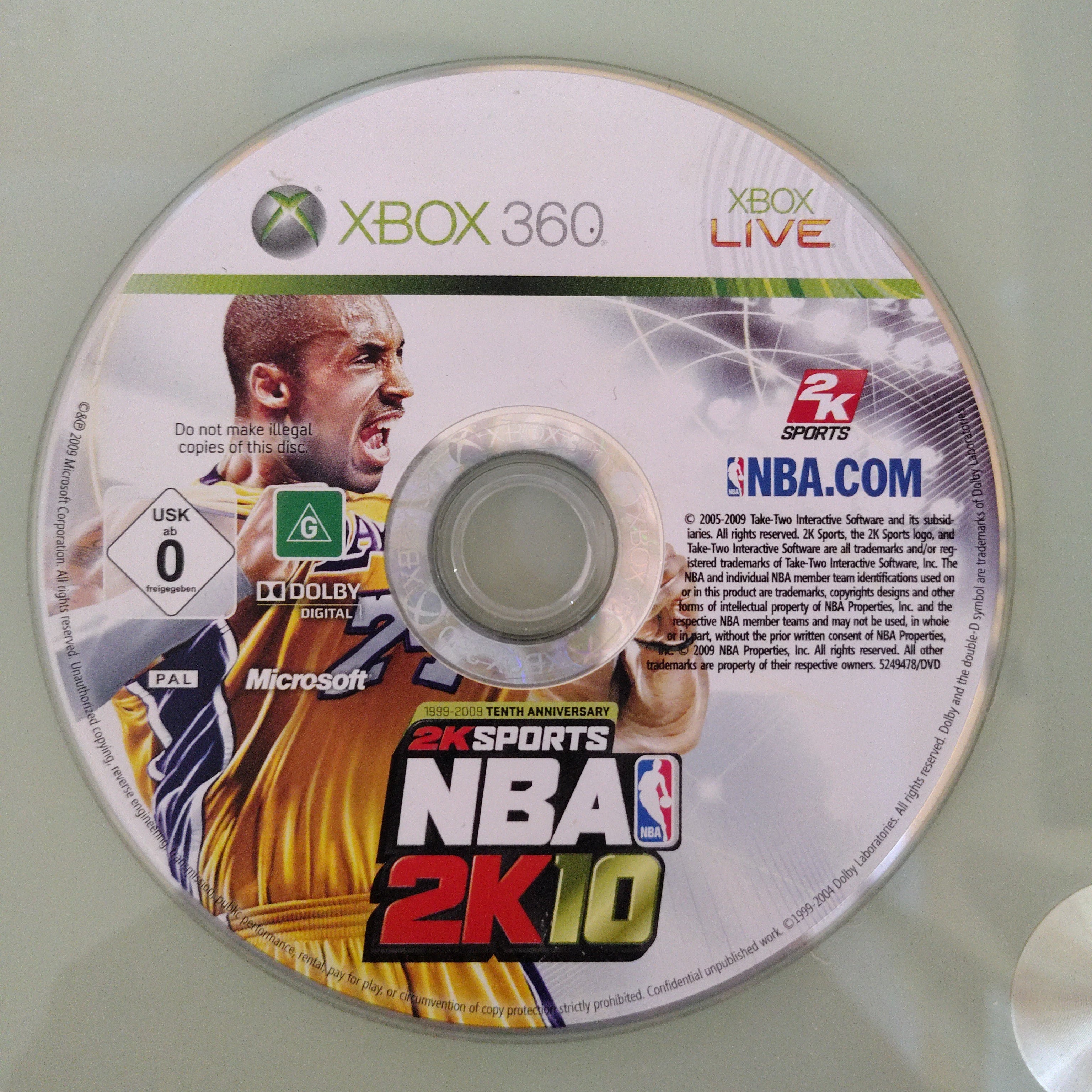 NBA2k10  ( solo disco )