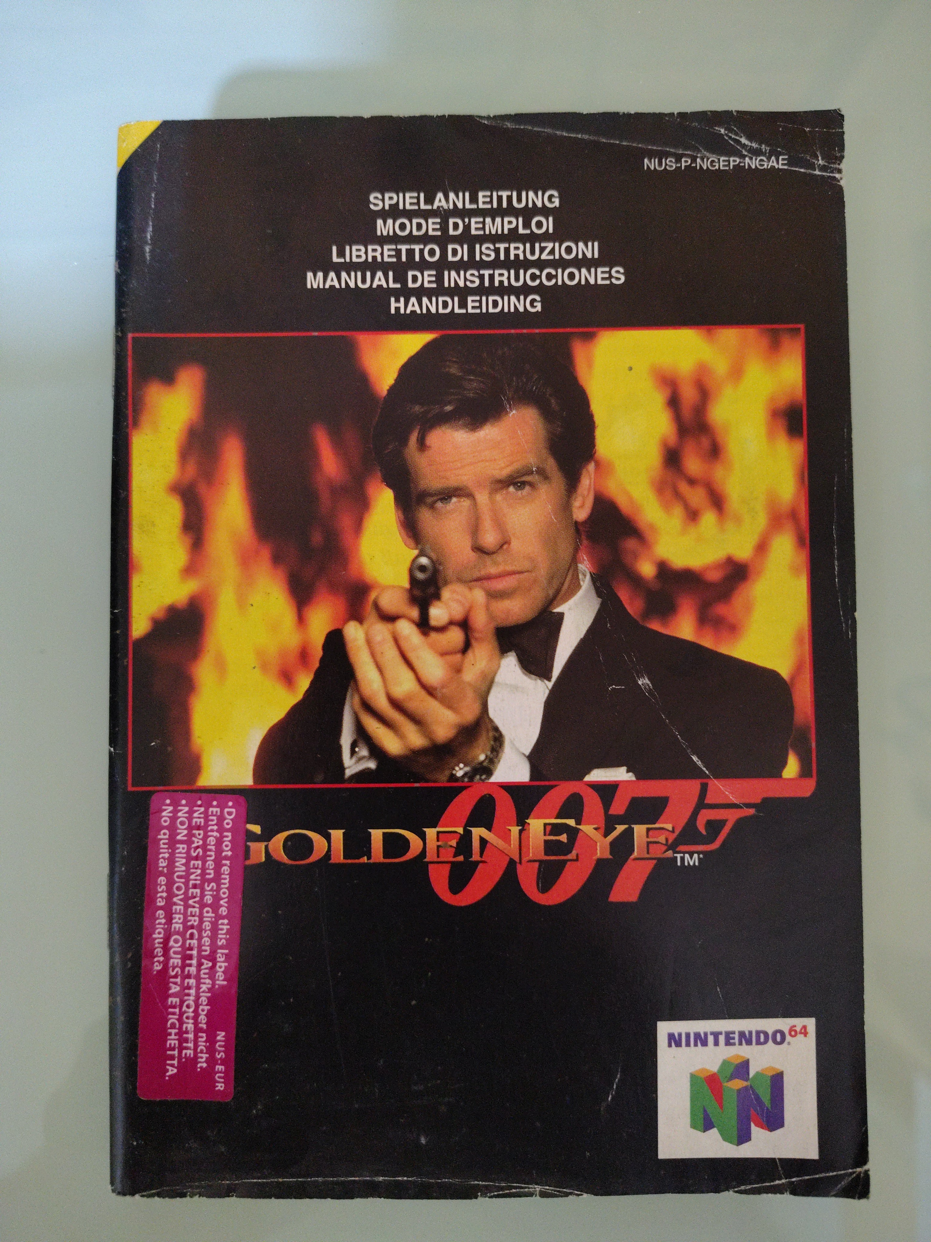 007 JAMES BOND GOLDENEYE ( manuale)