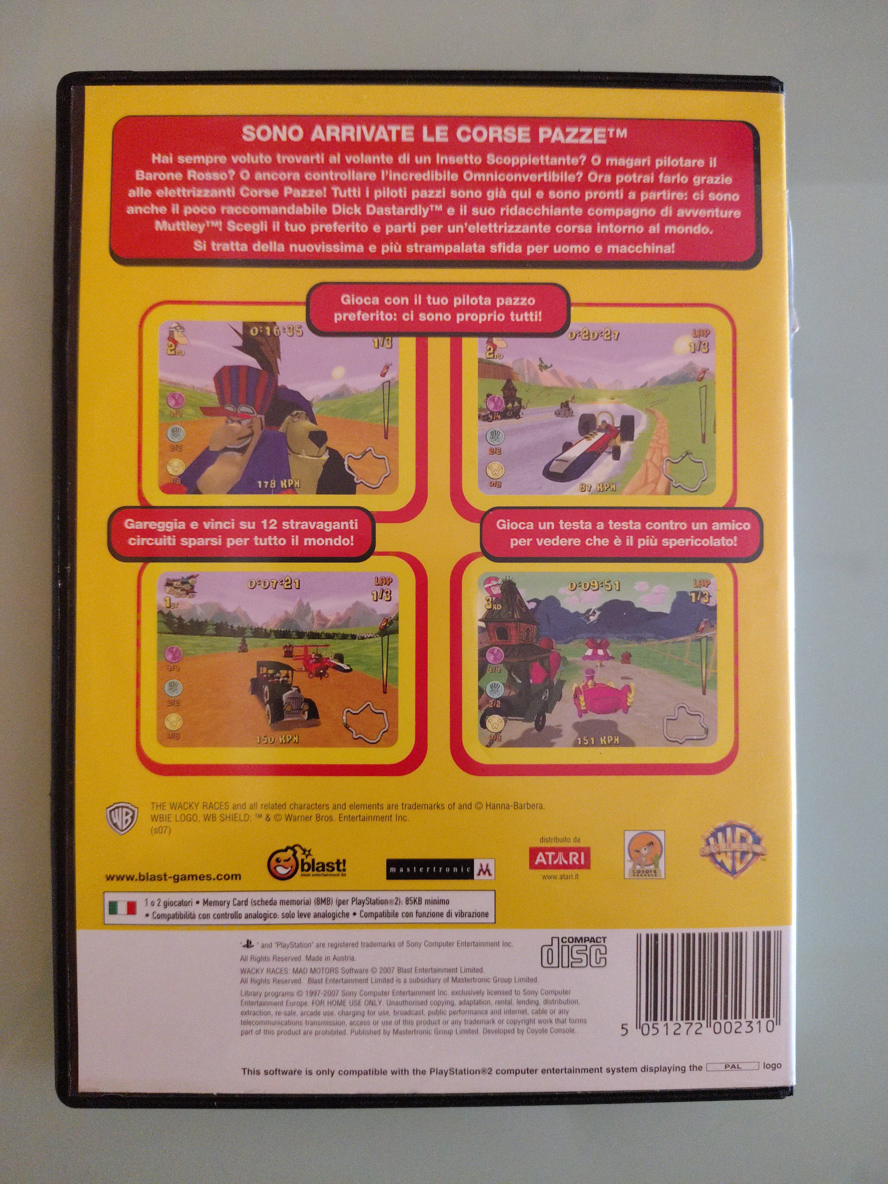 Corse Pazze Motori Imbizzarriti - Sony Playstation 2 PS2 - PAL