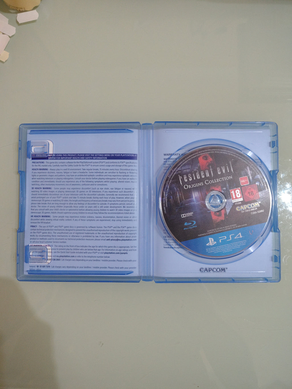 PS4 RESIDENT EVIL ORIGINS COLLECTION ITALIANO PLAYSTATION 4 pal