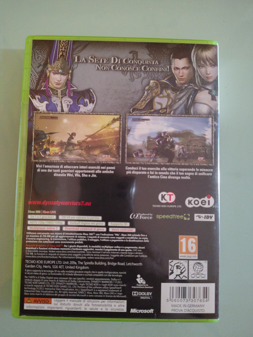 Dinasty warriors 7 PAL ita