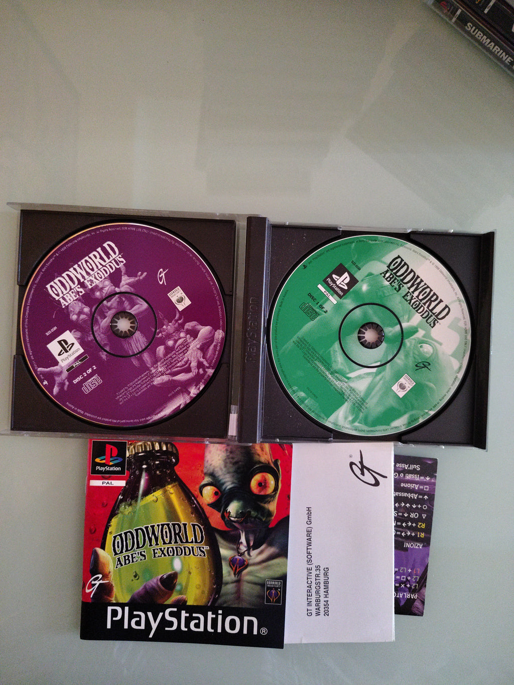 ODDWORLD ABE'S EXODDUS - SONY PS1 - USATO PERFETTAMENTE FUNZIONANTE PAL ITA