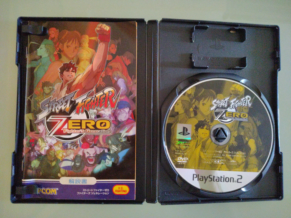 Street Fighter ZERO Fighters Generazione CAPCOM PlayStation 2 Giappone