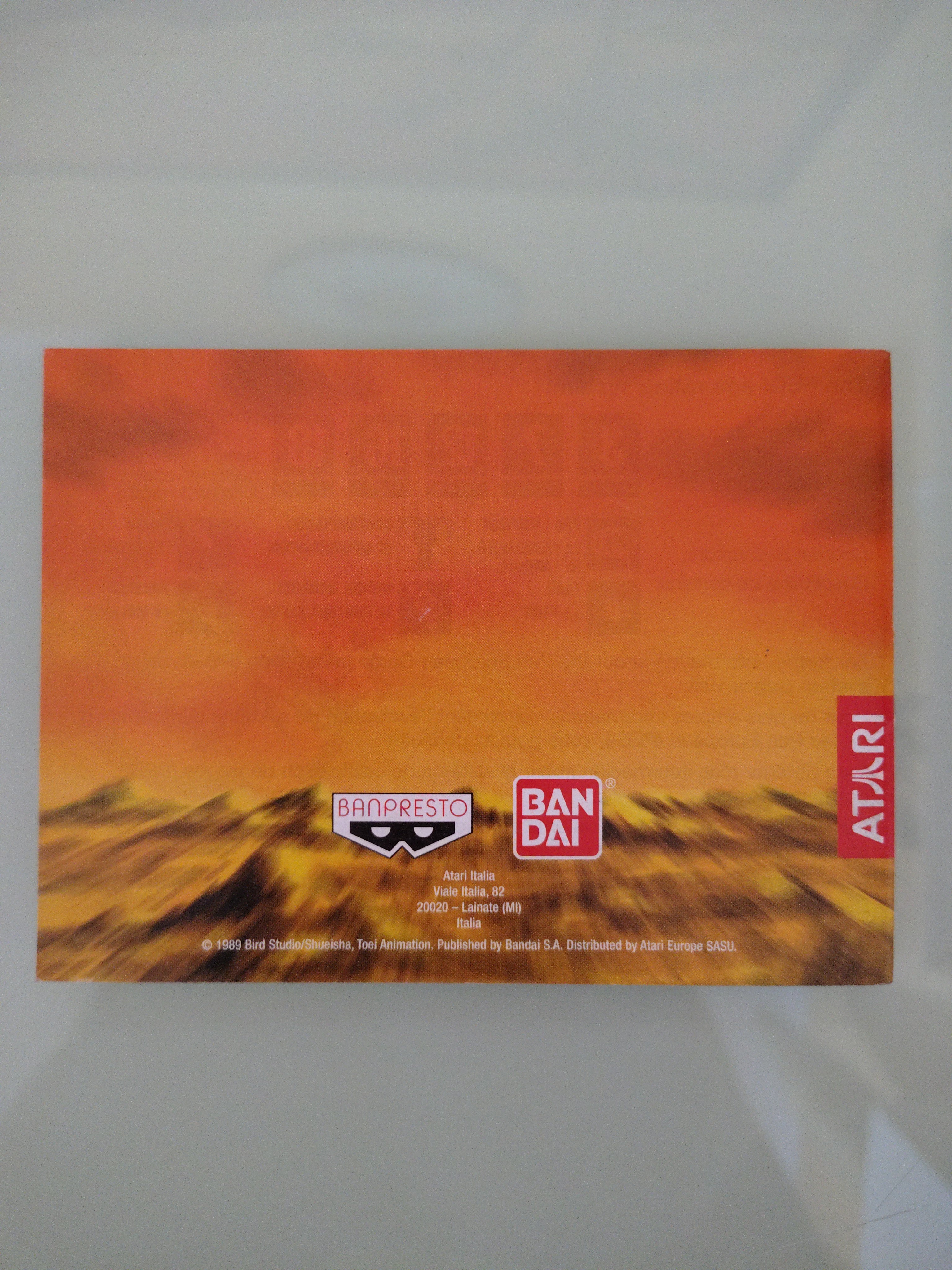 dragon ball z Gba ( manuale )