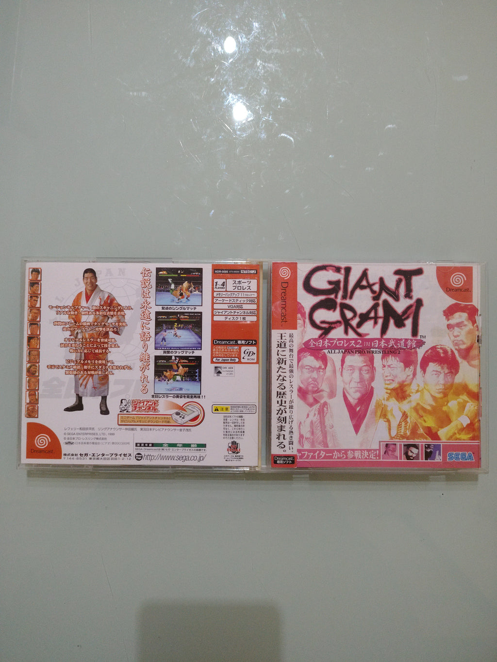 GIANT GRAM ALL JAPAN PRO WRESTLING 2 SEGA DREAMCAST JP JAP GIAPPONESE ORIGINALE
