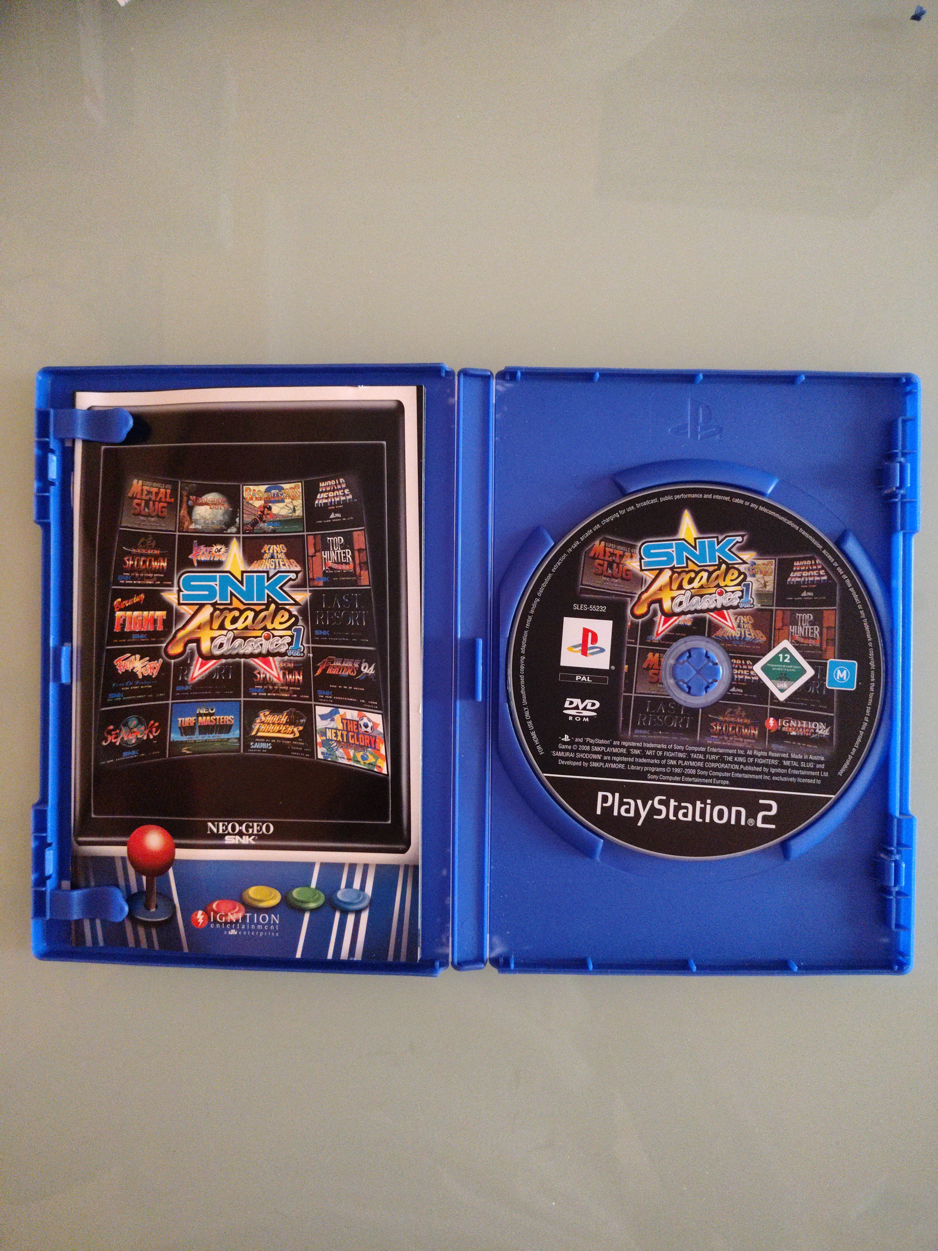 SNK Arcade Classics Vol. 1 GIOCO PS2 VERSIONE ITALIANA CON MANUALE