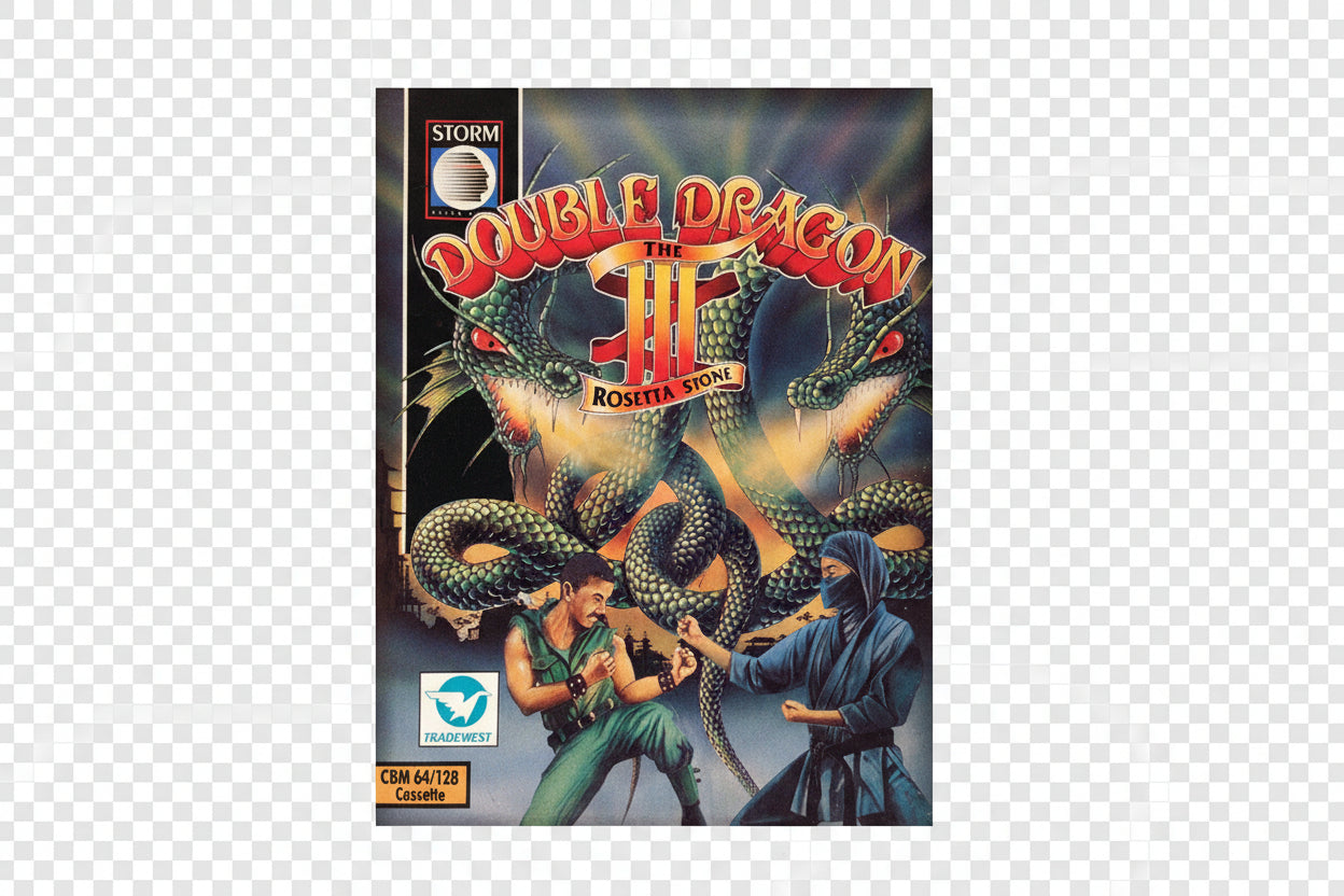 Gioco Commodore Amiga in scatola originale ~ Double Dragon III by Storm