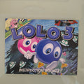 Adventures of LOLO 3 NES Nintendo solo manuale istruzioni